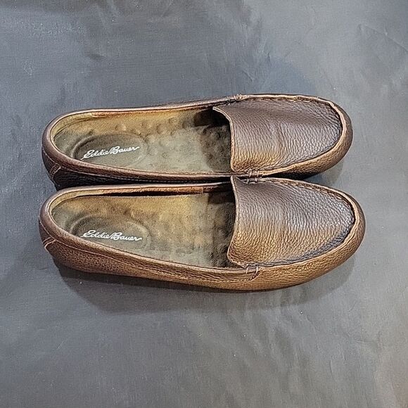 BRAND NEW EDDIE BOWER WOMEN"S ROUND TOE SLIP-ON LEATHER FLAT - Picture 5 of 14
